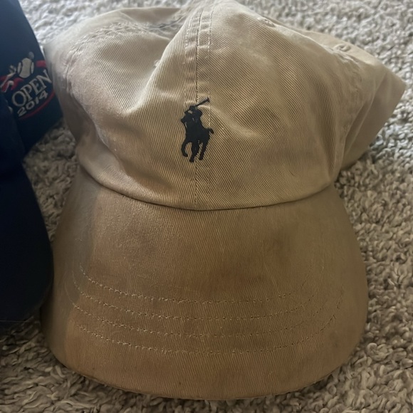 Polo baseball caps. They are worn and have stains. - Picture 3 of 5
